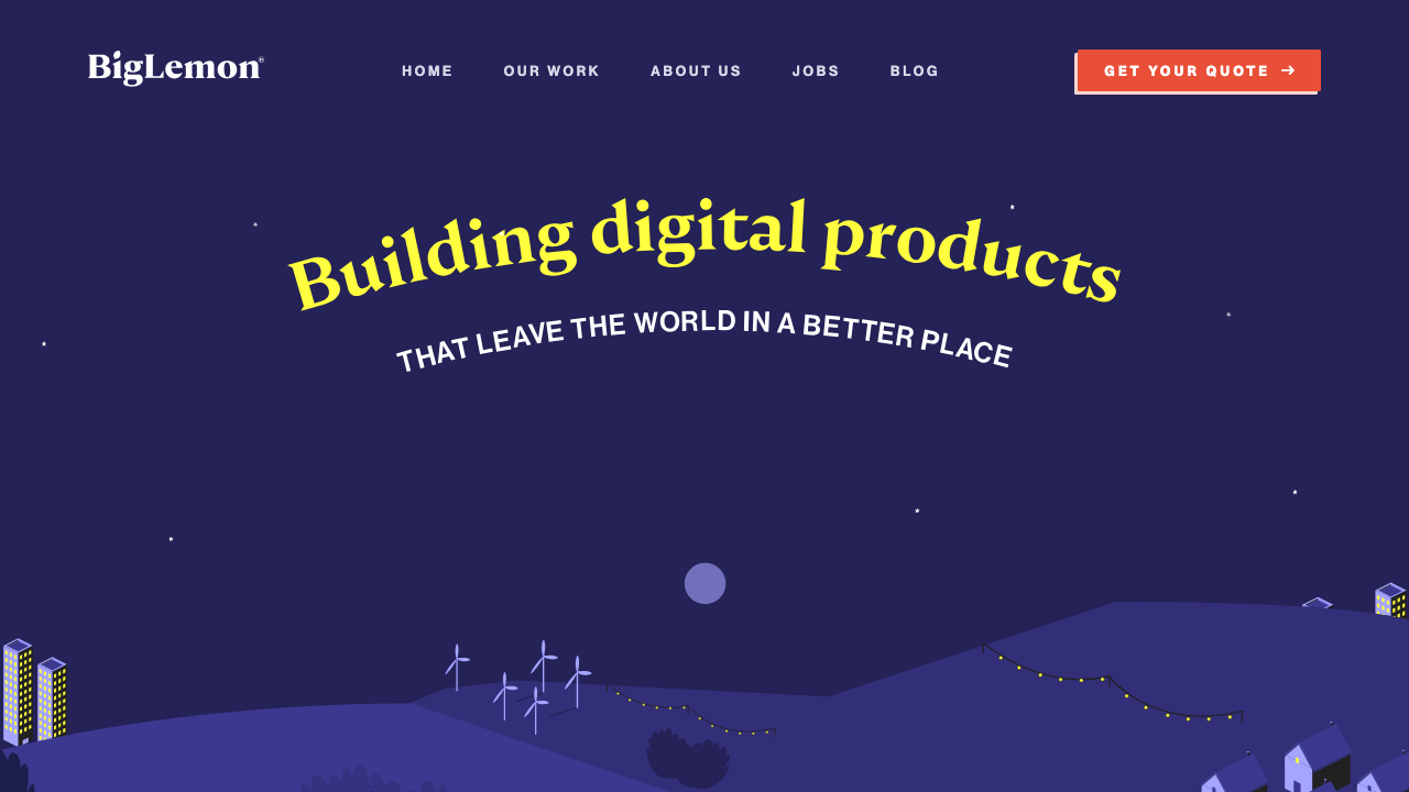 BIG LEMON CREATIVE LIMITED website preview