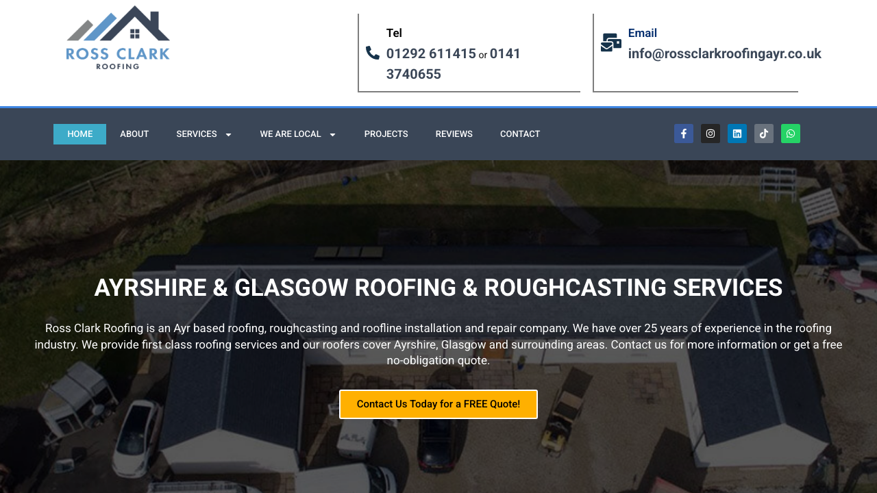 CLARK BUILDERS LTD website preview