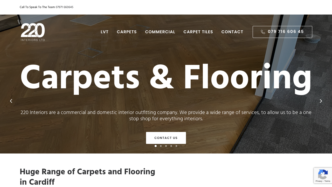 220 INTERIORS LTD. website preview