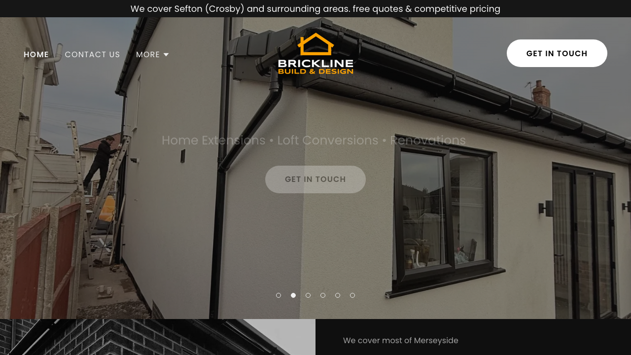 BRICKLINE BUILDERS LTD website preview