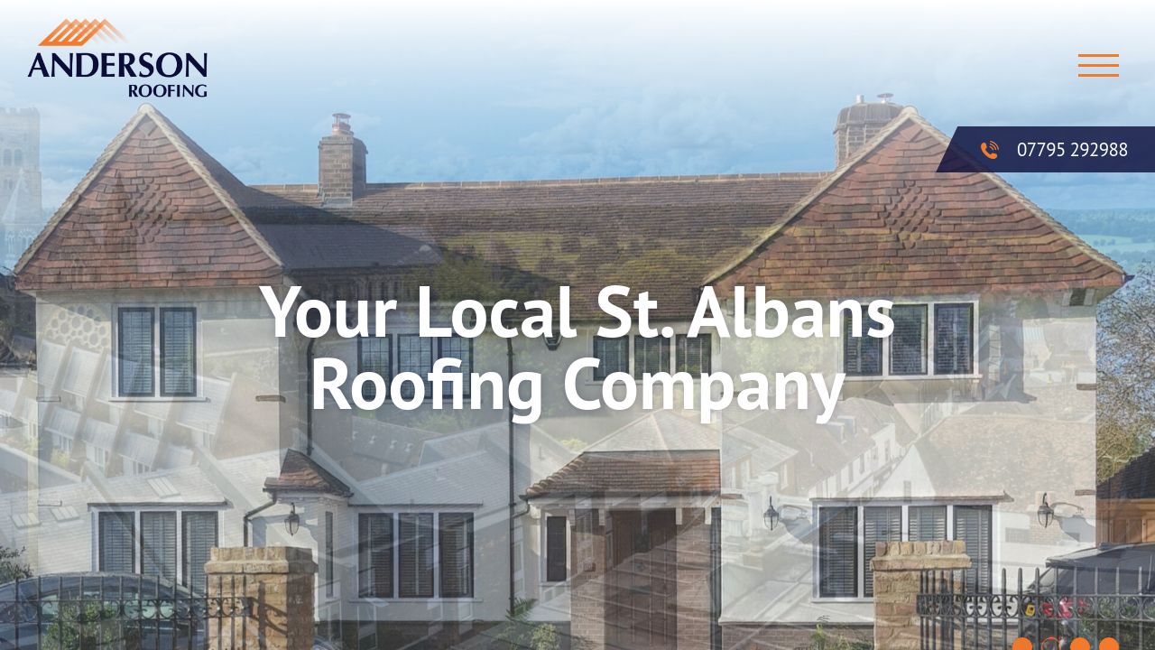 ANDERSON ROOFING LIMITED website preview