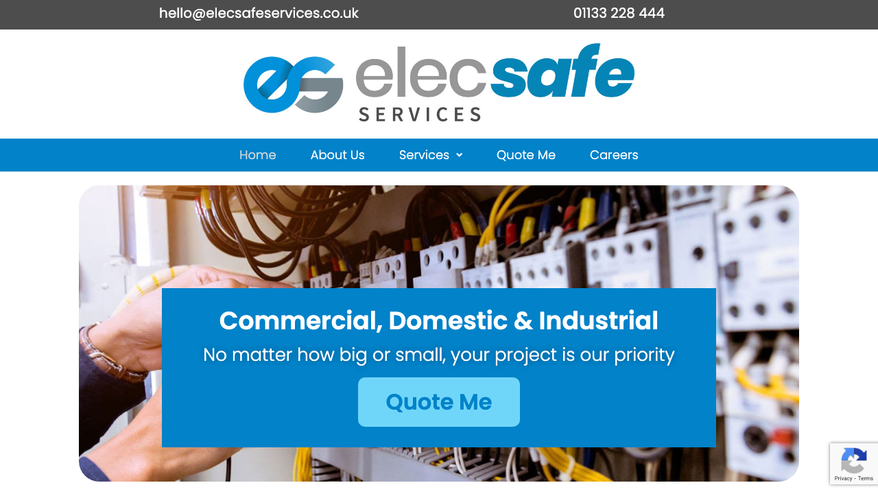 ELECSAFE SERVICES LTD website preview