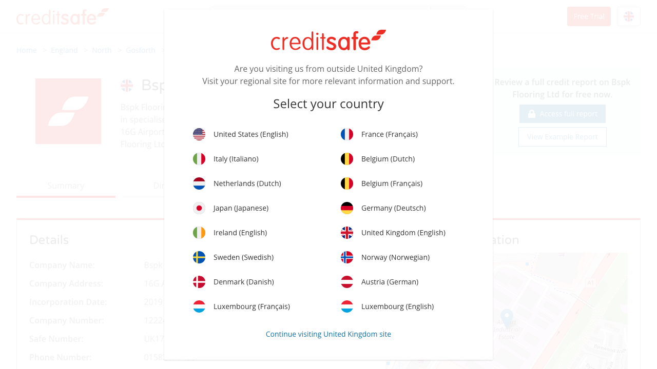 BSPK FLOORING LTD website preview