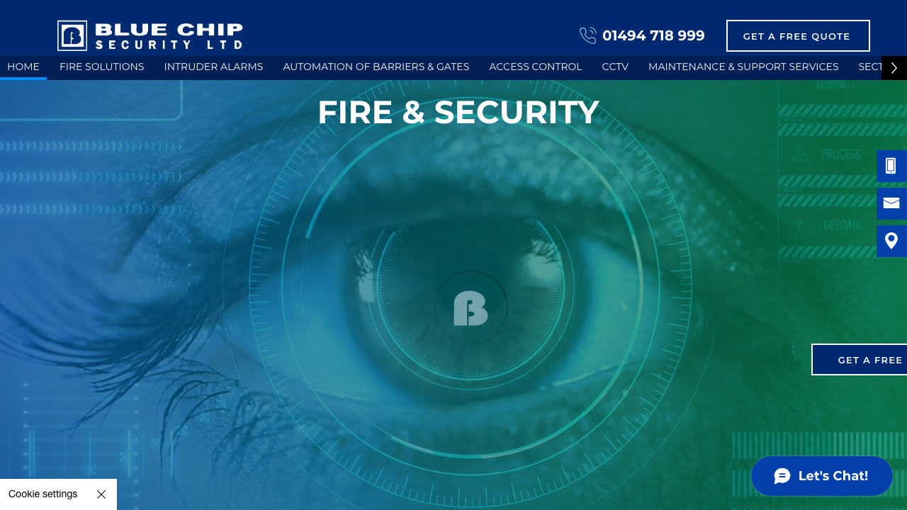 BLUE CHIP SECURITY LIMITED website preview
