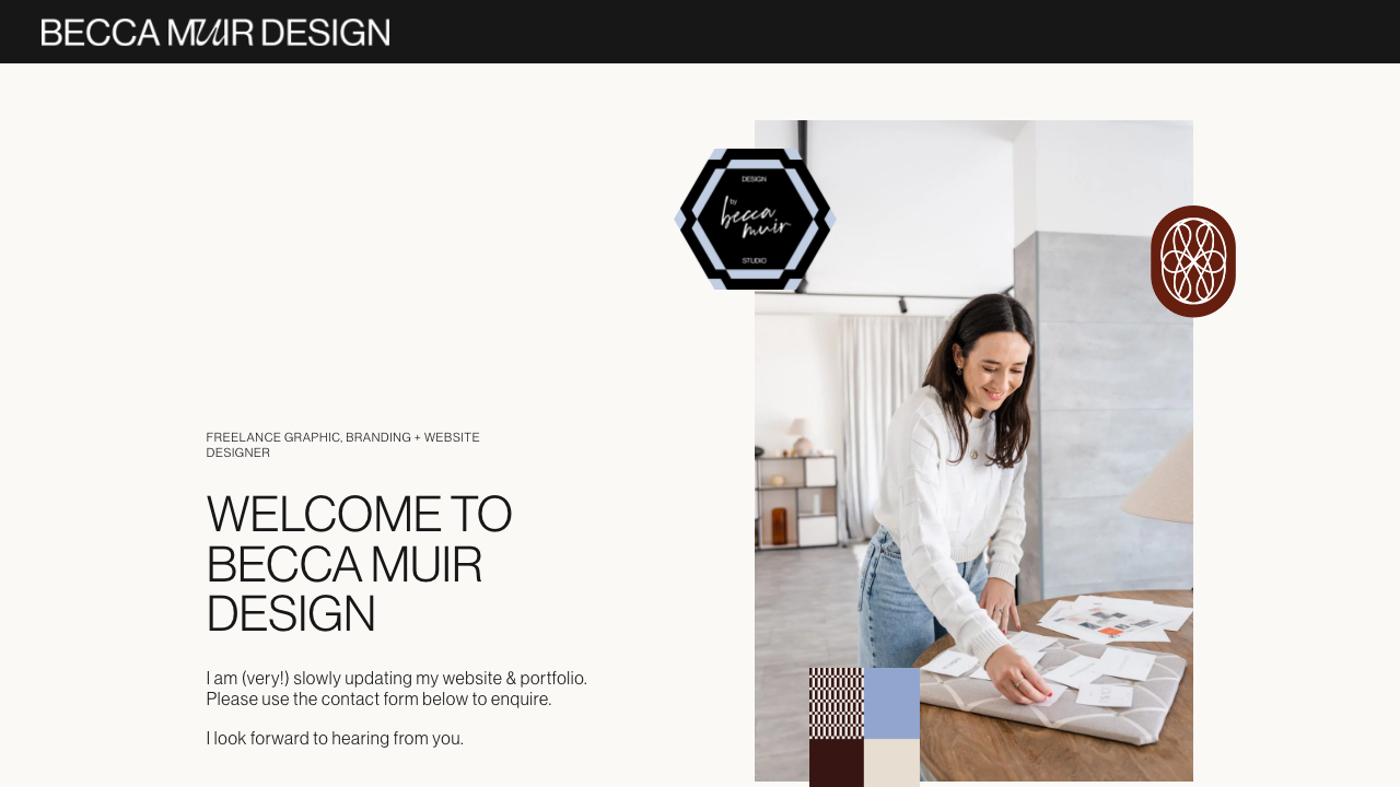 BECCA MUIR DESIGN LTD website preview