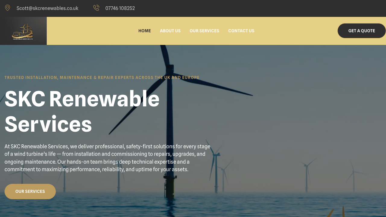 CALTON RENEWABLES LIMITED website preview