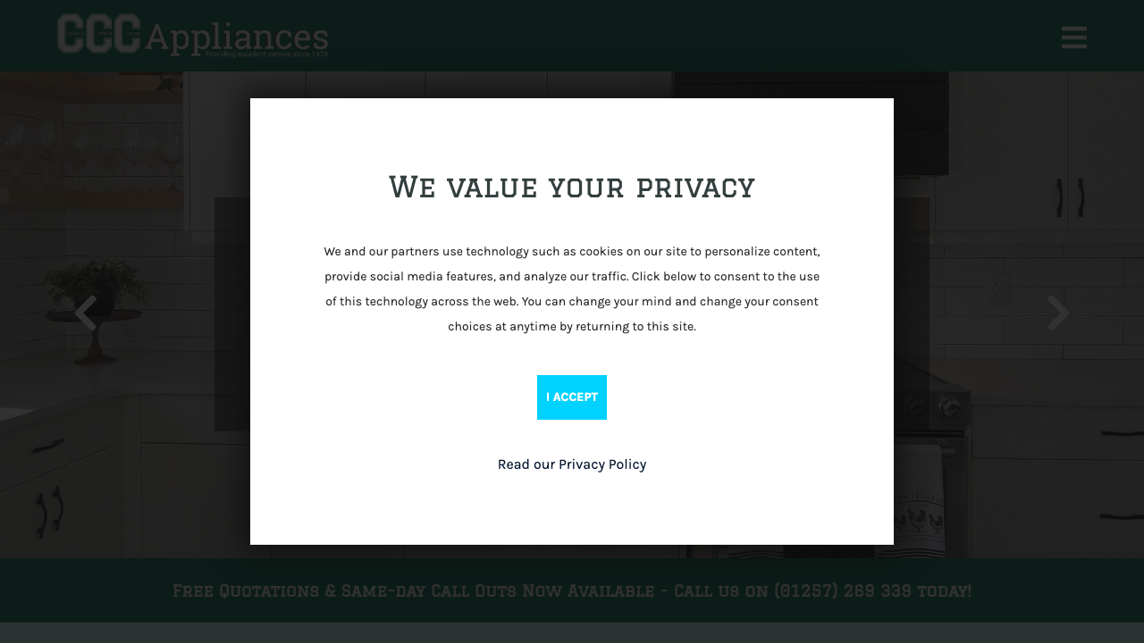 CHORLEY COOKER CENTRE LIMITED website preview
