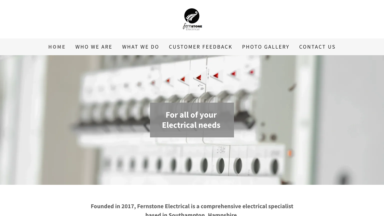 FERNSTONE ELECTRICAL LIMITED website preview