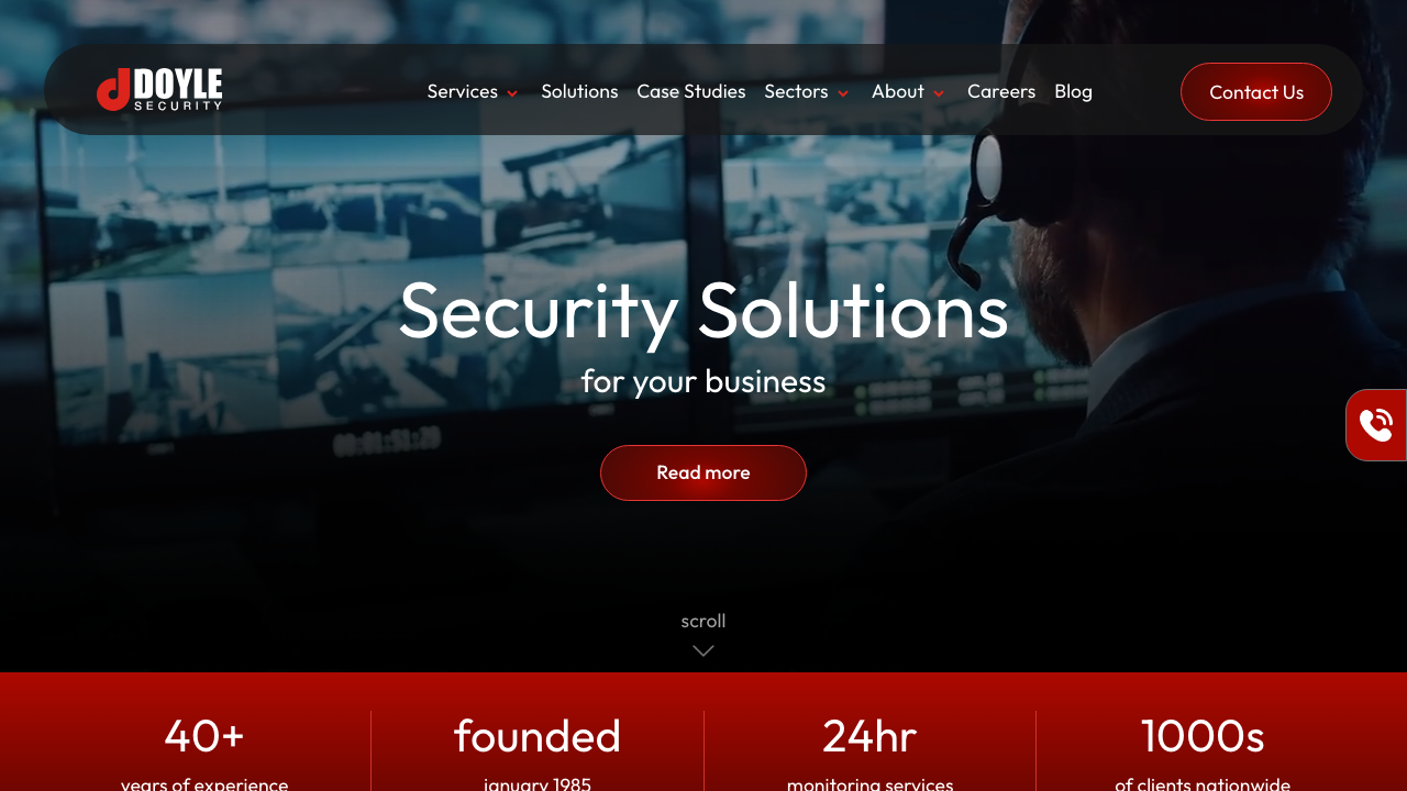 DOYLE SECURITY LTD website preview