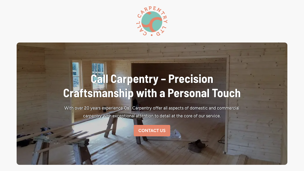 CALL CARPENTRY LTD website preview