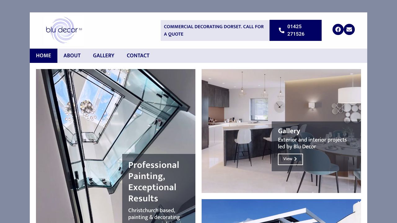 BLU DECOR LTD website preview