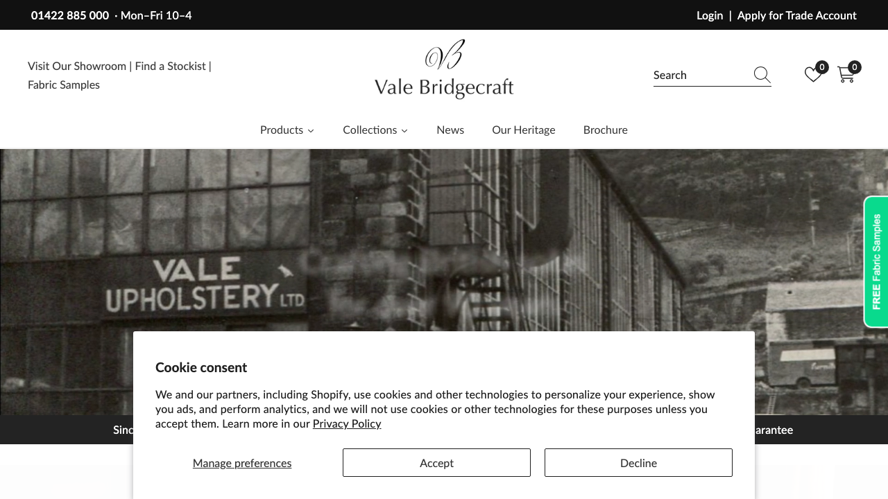 BRIDGECRAFT FURNITURE (UK) LIMITED website preview