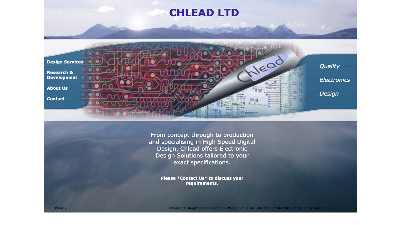 CHLEAD LTD website preview