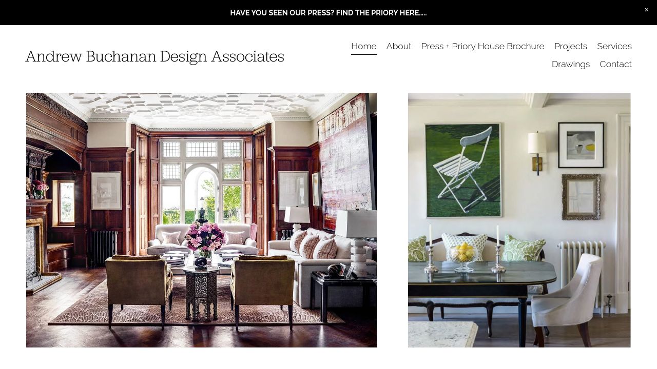 ANDREW BUCHANAN DESIGN ASSOCIATES LIMITED website preview
