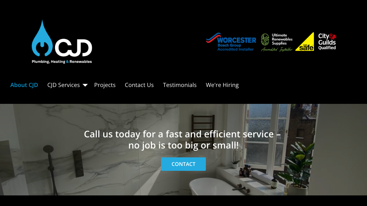 CJD PLUMBING AND HEATING LTD website preview