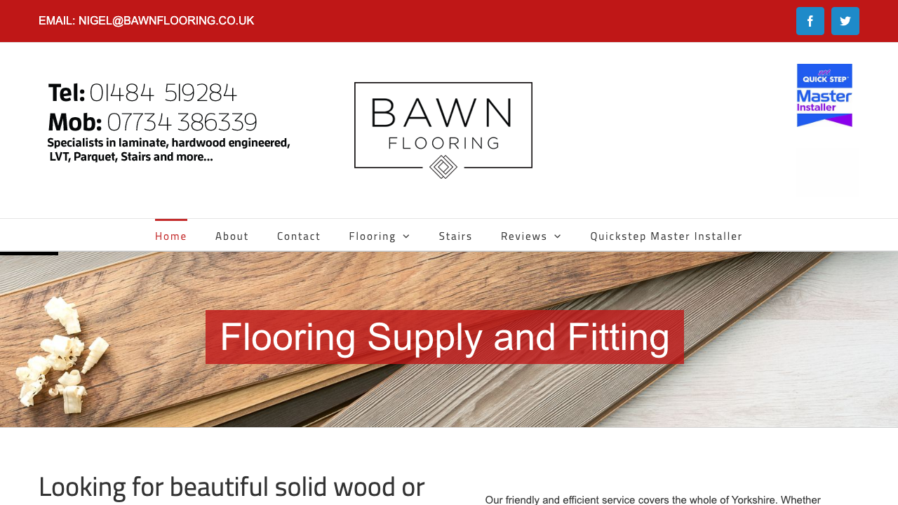 BAWN FLOORING LIMITED website preview