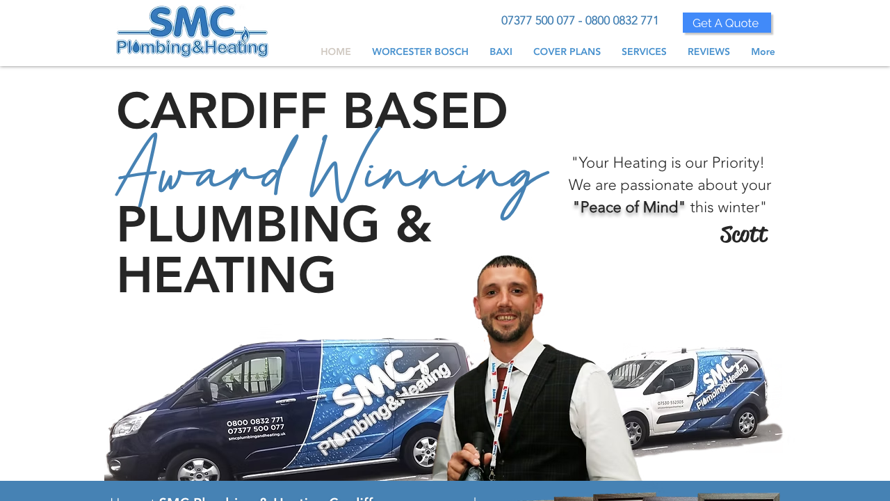 CARDIFF PLUMBING CONTRACTORS LTD website preview