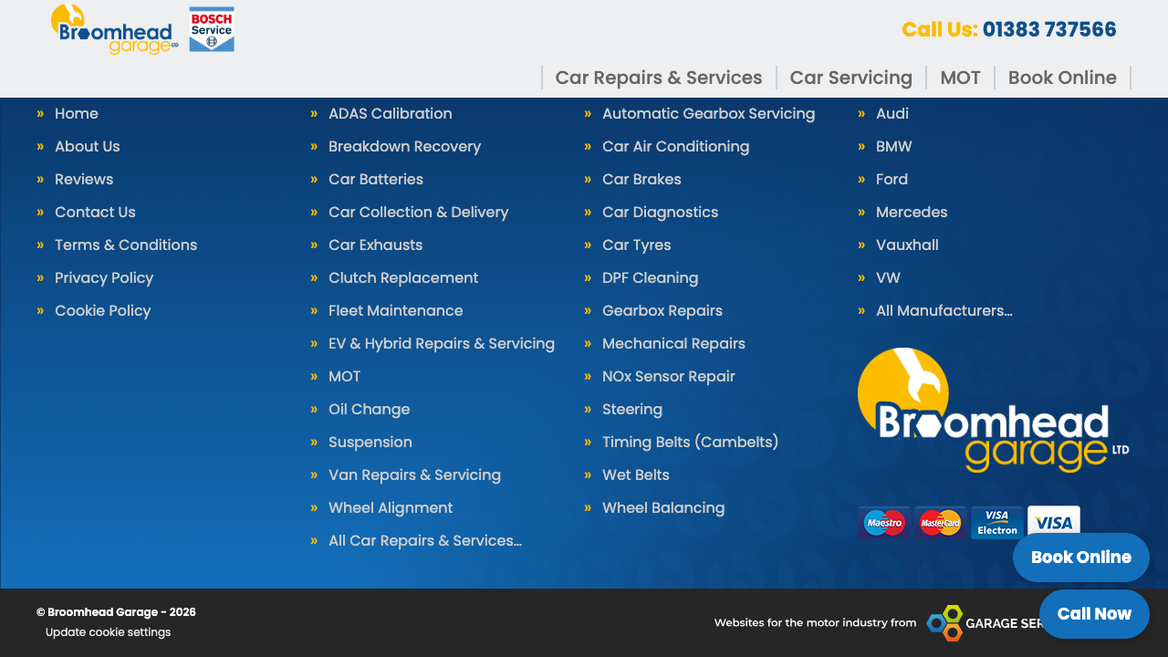 BROOMHEAD LTD website preview