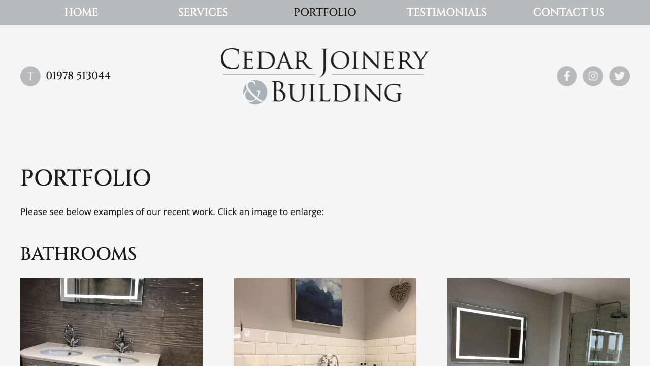CJE JOINERY AND BUILDING LTD website preview