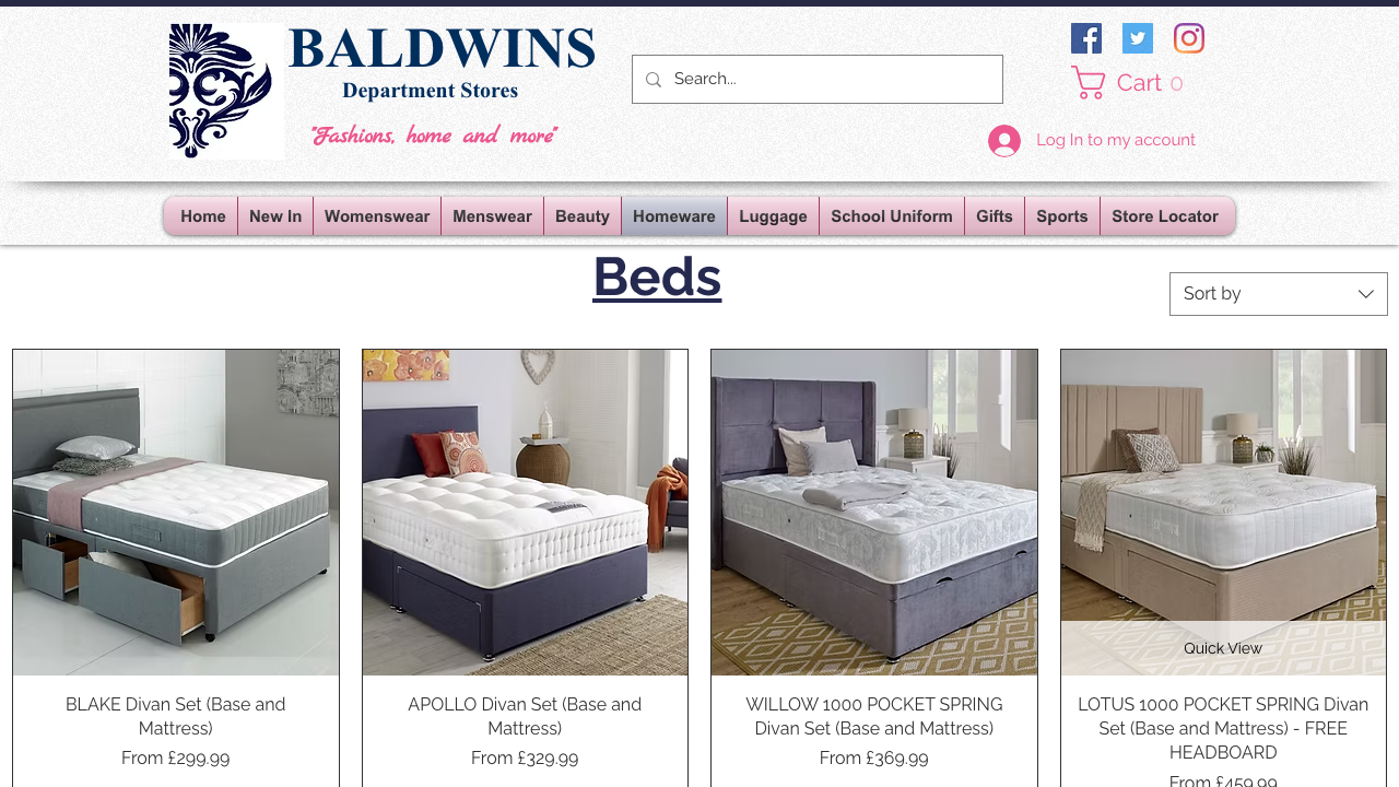 BALDWINS FURNITURE FRAMES (WIGAN) LTD website preview