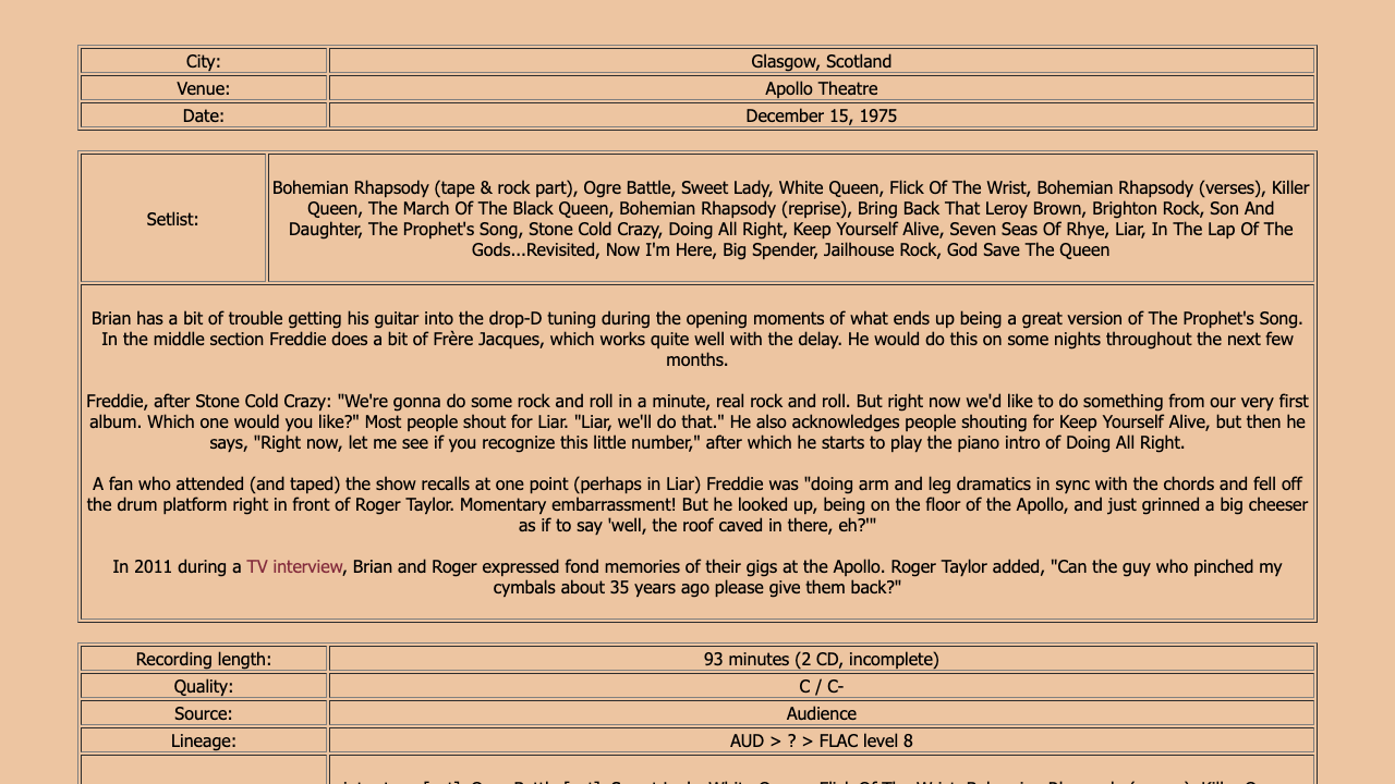 BOHEMIAN ROPESODY LTD website preview