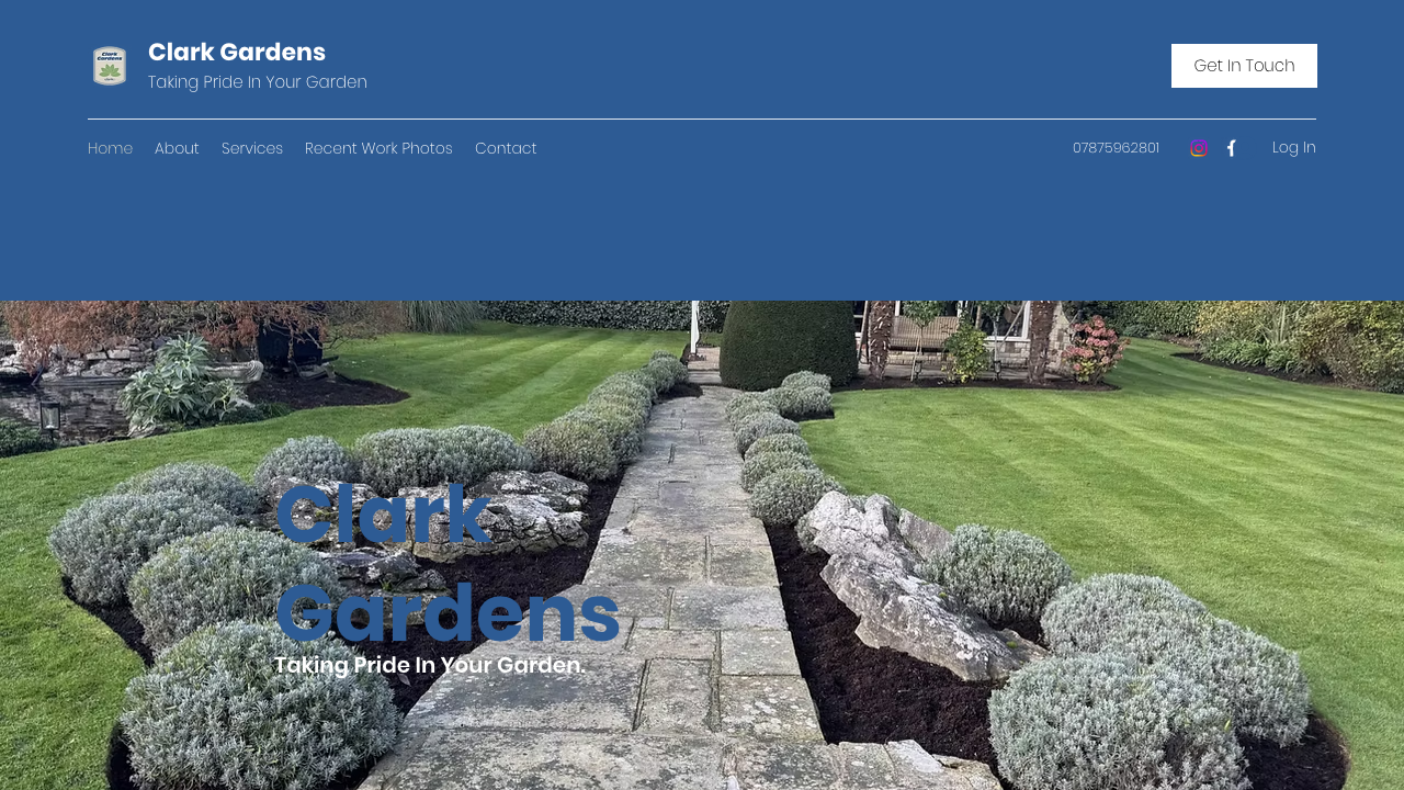 CLARK GARDENS MAINTENANCE & LANDSCAPE LTD website preview