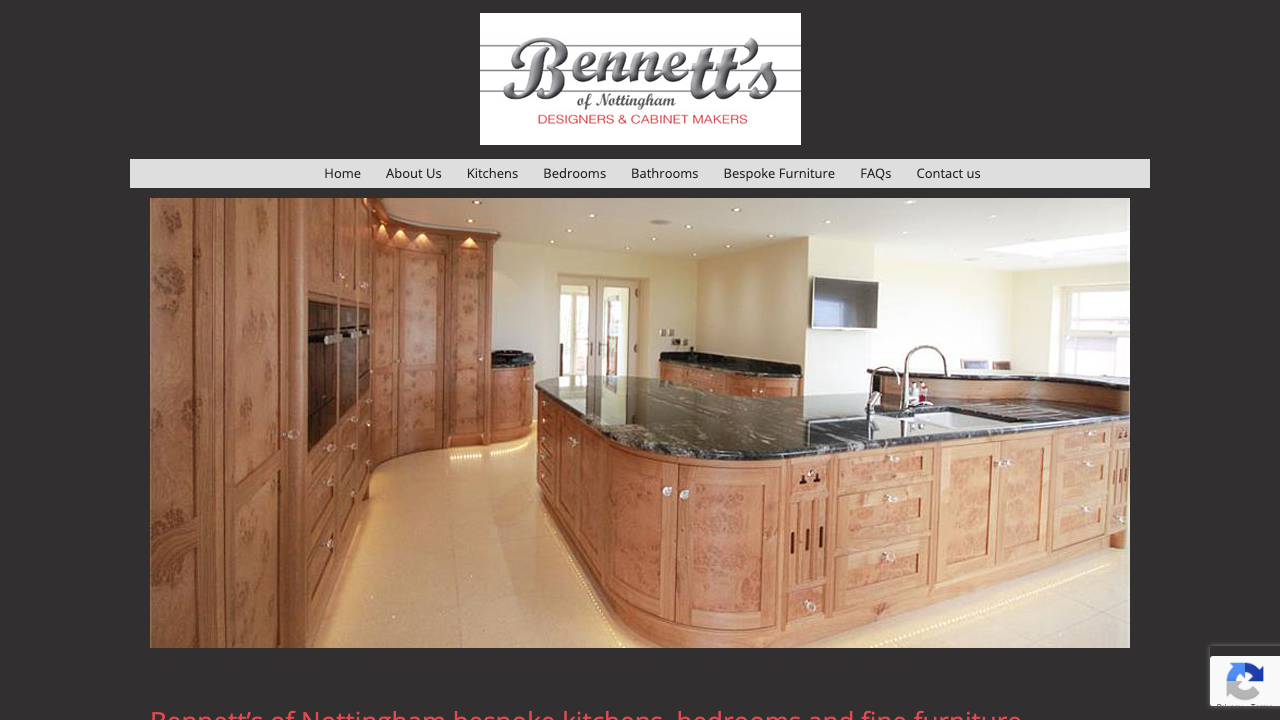 BENNETTS OF NOTTINGHAM DESIGNERS AND CABINET MAKERS LIMITED website preview