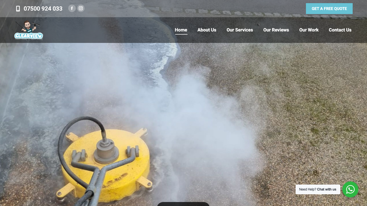 CLEARVIEW ROOF MOSS REMOVAL LIMITED website preview