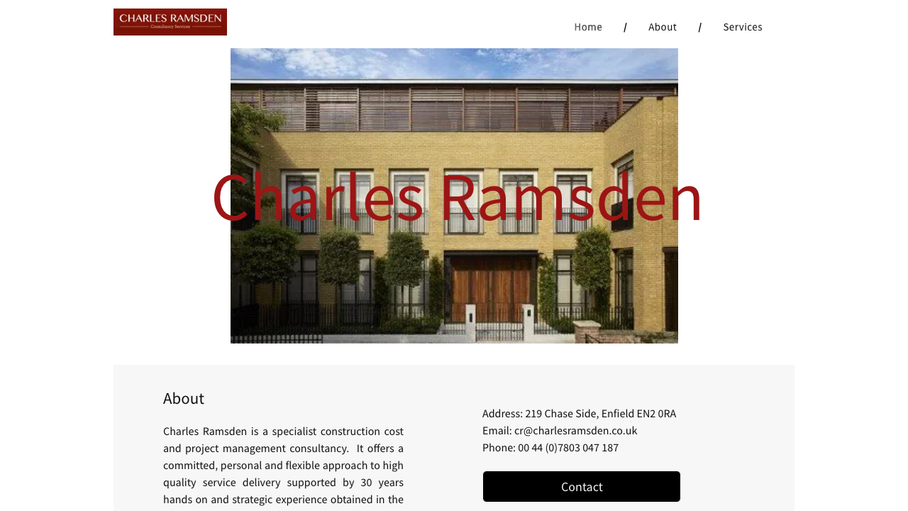 CHARLES RAMSDEN CONSULTANCY SERVICES LIMITED website preview
