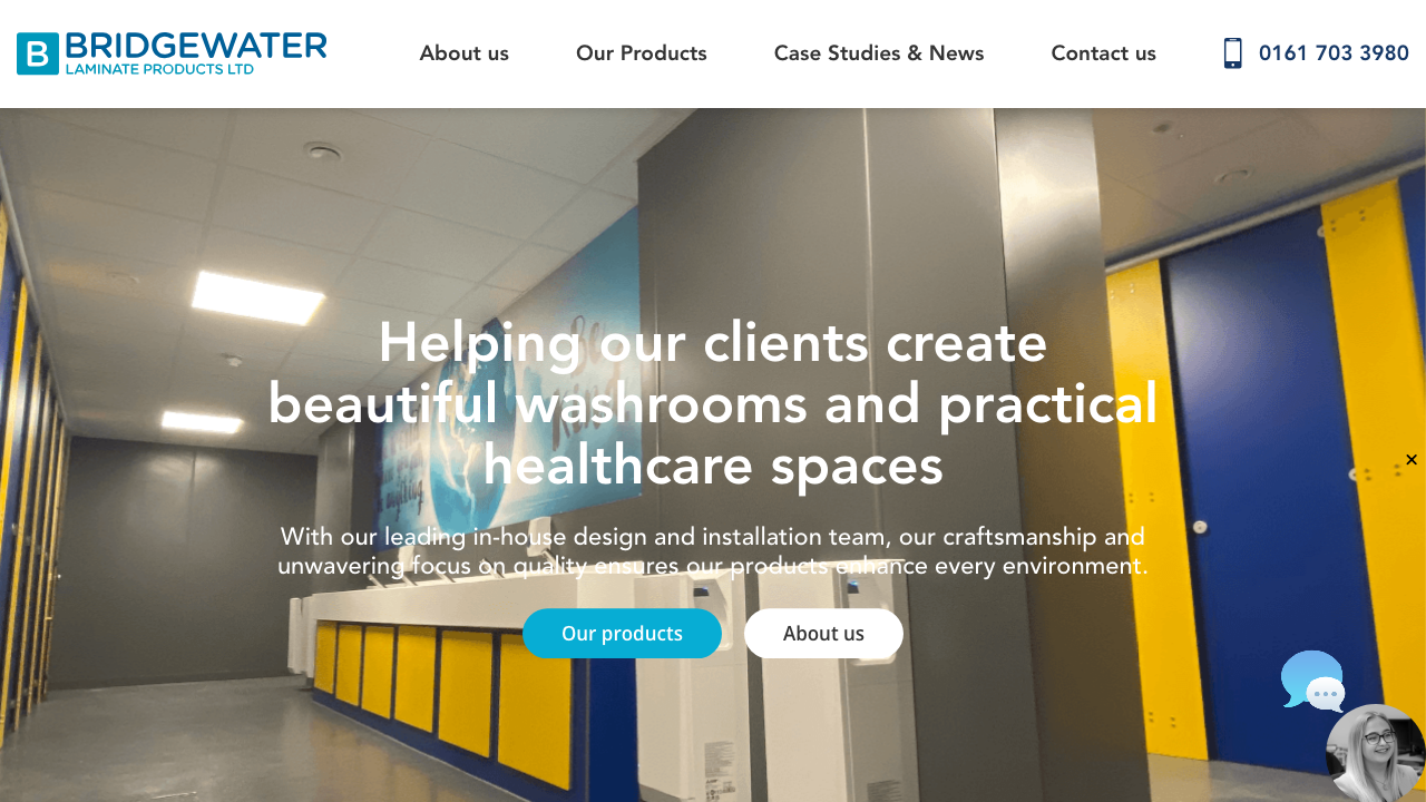 BRIDGEWATER LAMINATE PRODUCTS LIMITED website preview