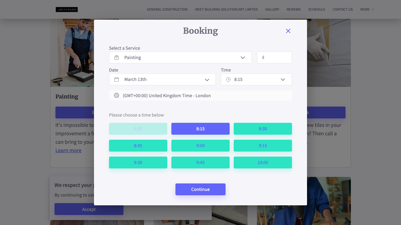 BUILDING SOLUTION ART LIMITED website preview