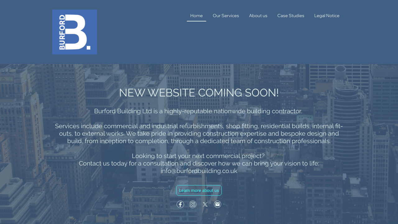 BURFORD BUILDING LTD website preview