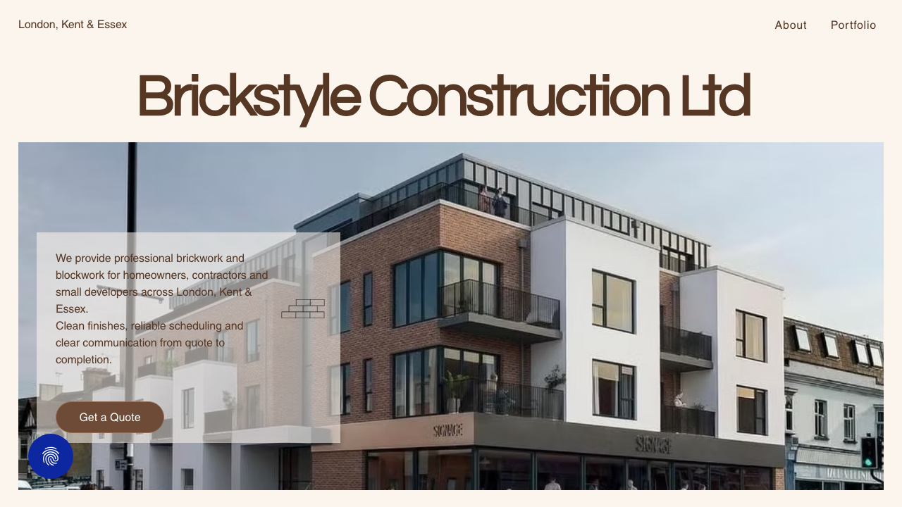 BRICKSTYLE CONSTRUCTION LTD website preview