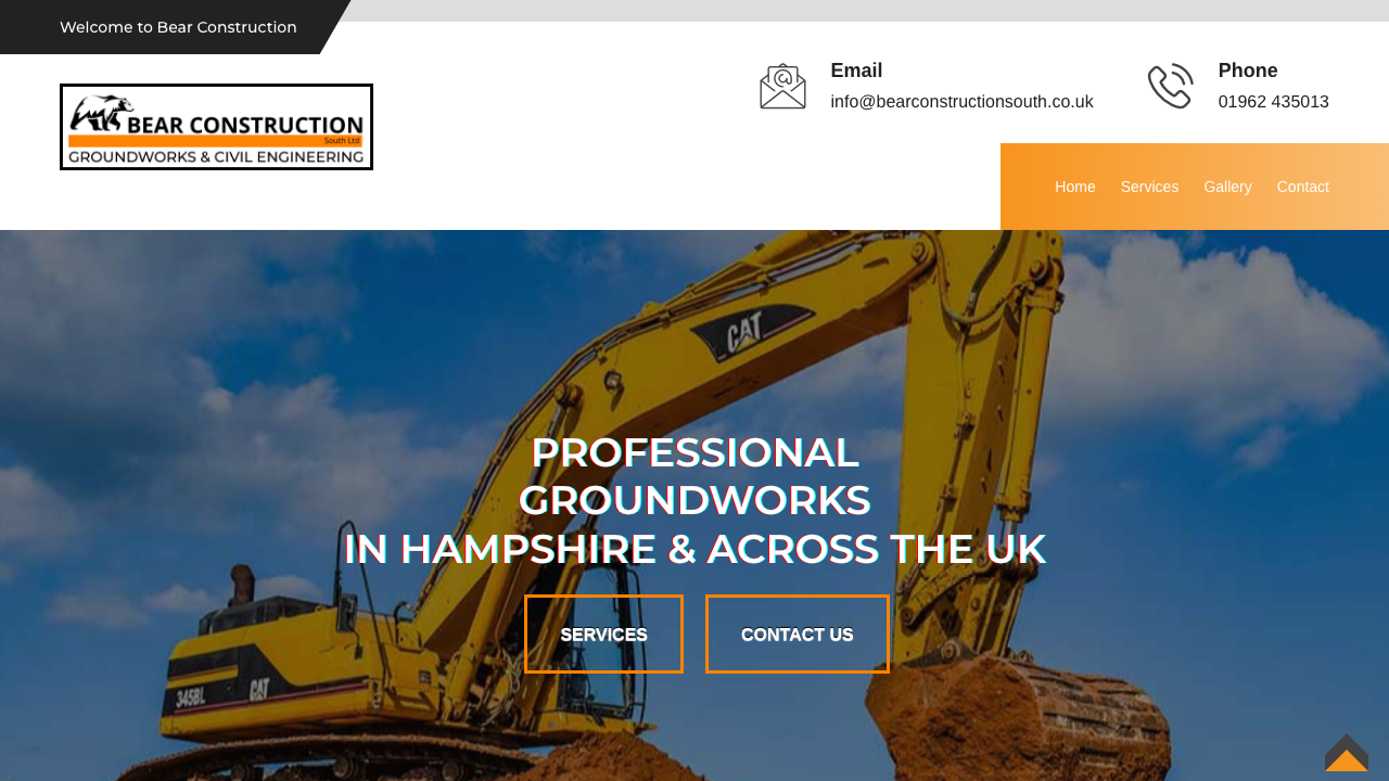 BEAR CONSTRUCTION SOUTH LTD website preview