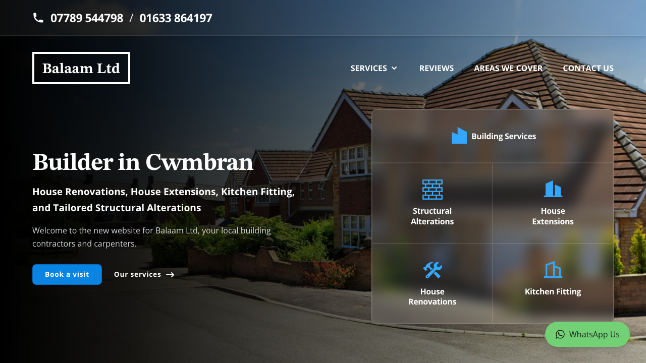 BALAAM LIMITED website preview