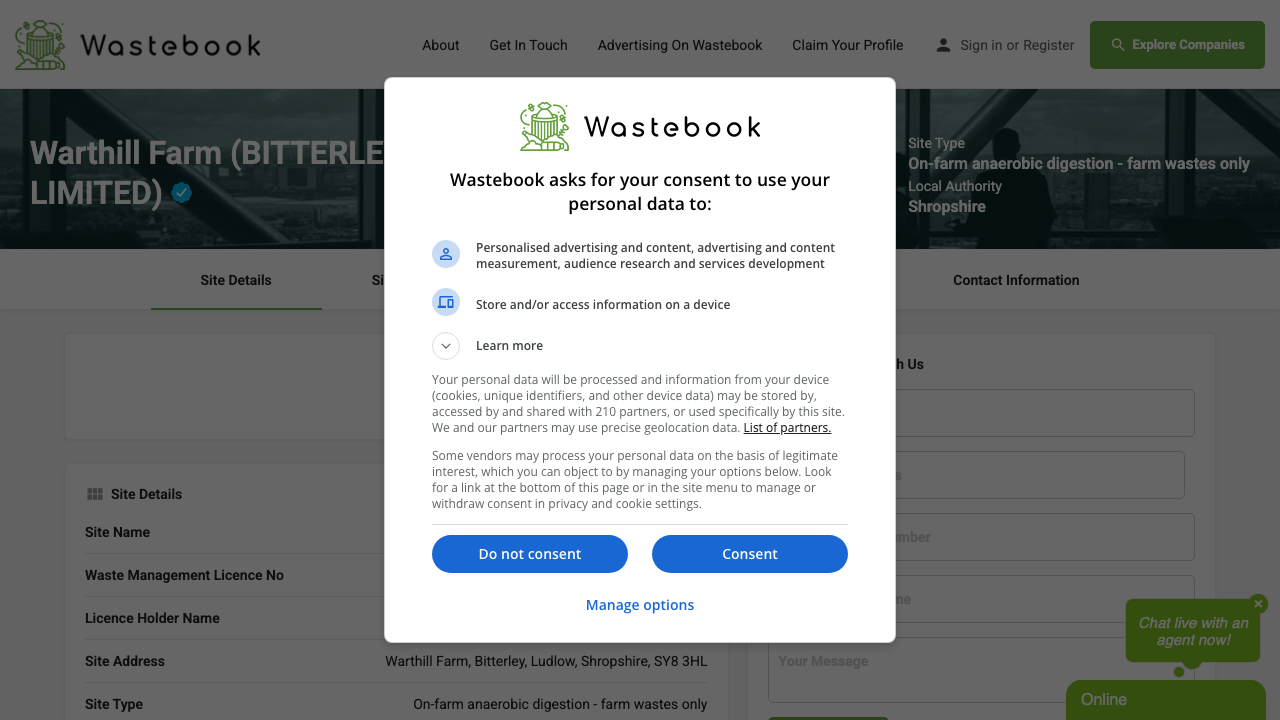 BITTERLEY BIOGAS AD LIMITED website preview