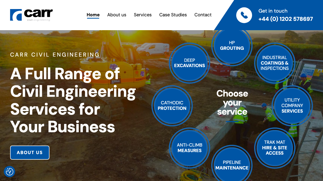 CARR CIVIL ENGINEERING LIMITED website preview