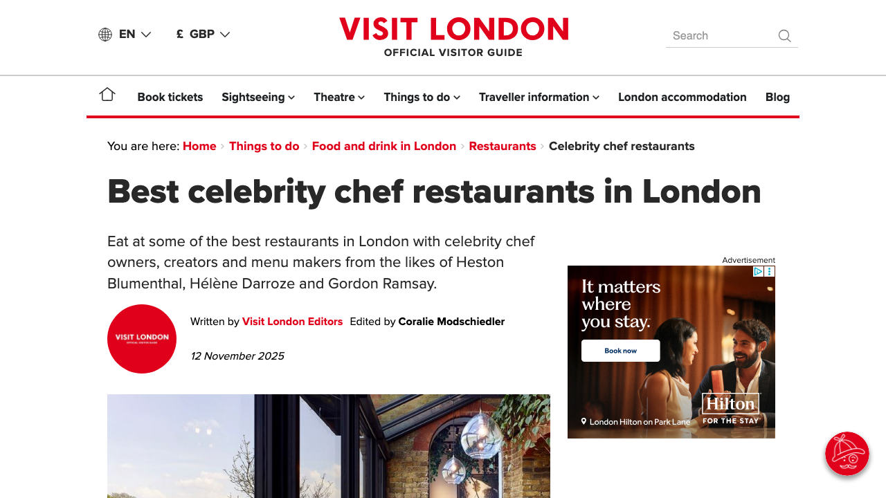 CELEBRITY CHEF CO LTD. website preview