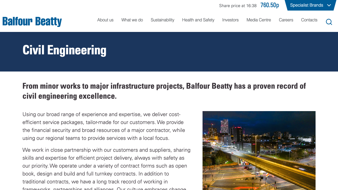 BALFOUR BEATTY CIVIL ENGINEERING LIMITED website preview