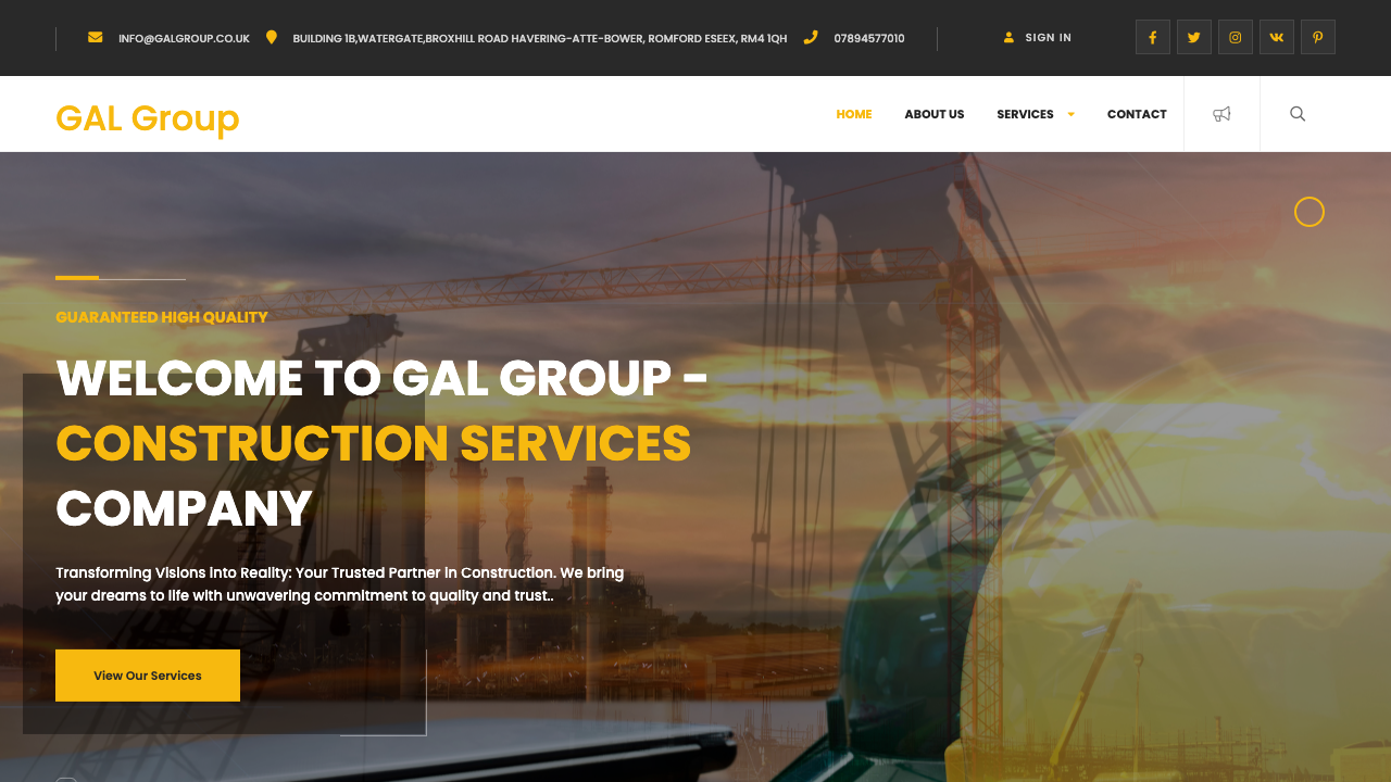CEGOLEA GROUP CONSTRUCT LTD website preview