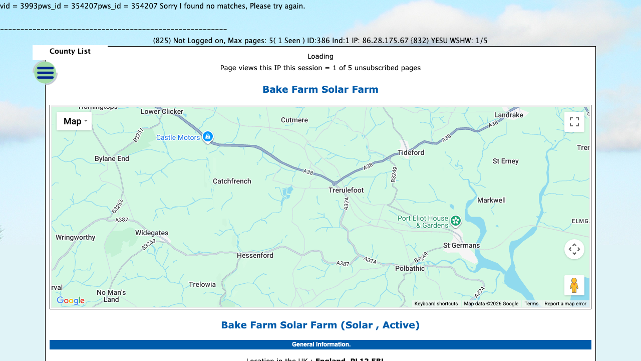 BAKE FARM SOLAR PARK LIMITED website preview