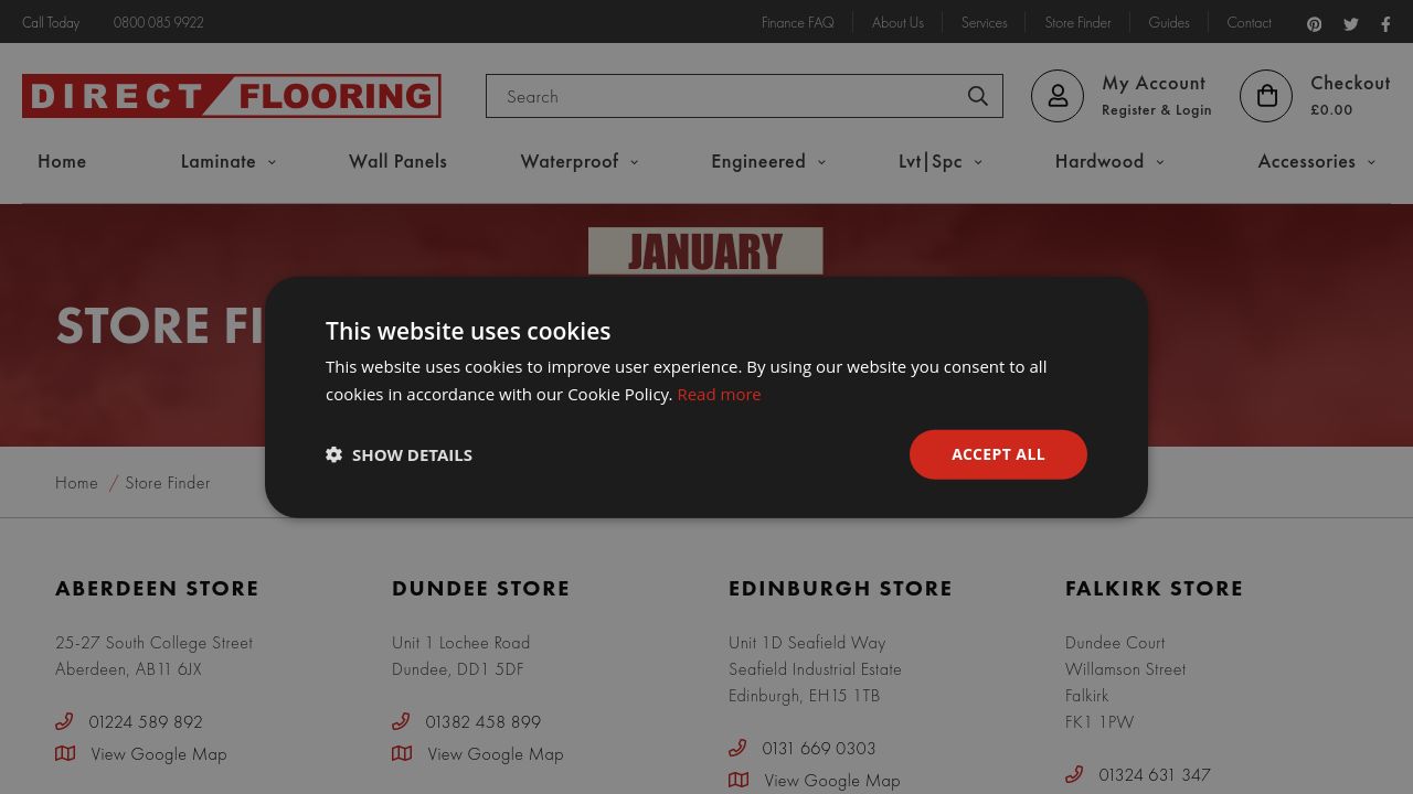 DIRECT FLOORING SOLUTIONS LTD website preview