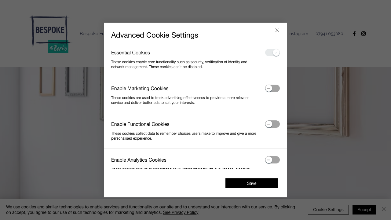 BESPOKE @ BERKO LTD website preview