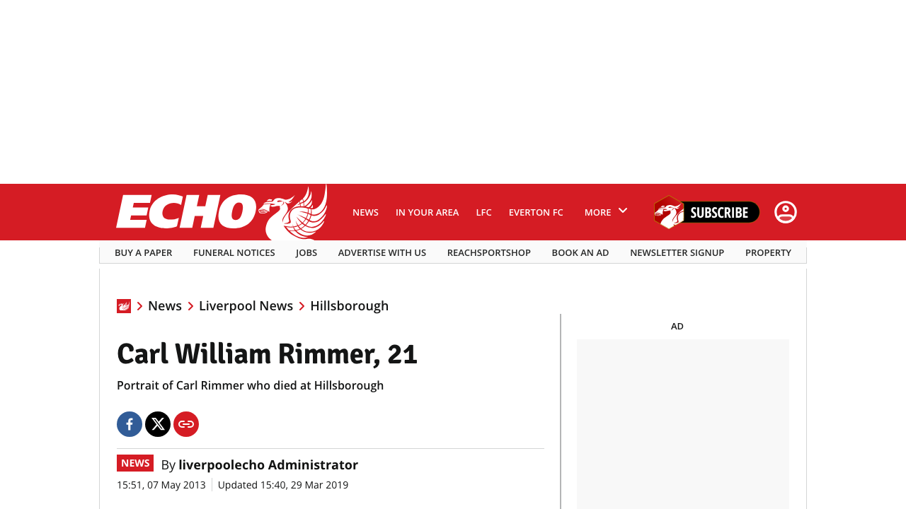 CARL RIMMER LTD website preview