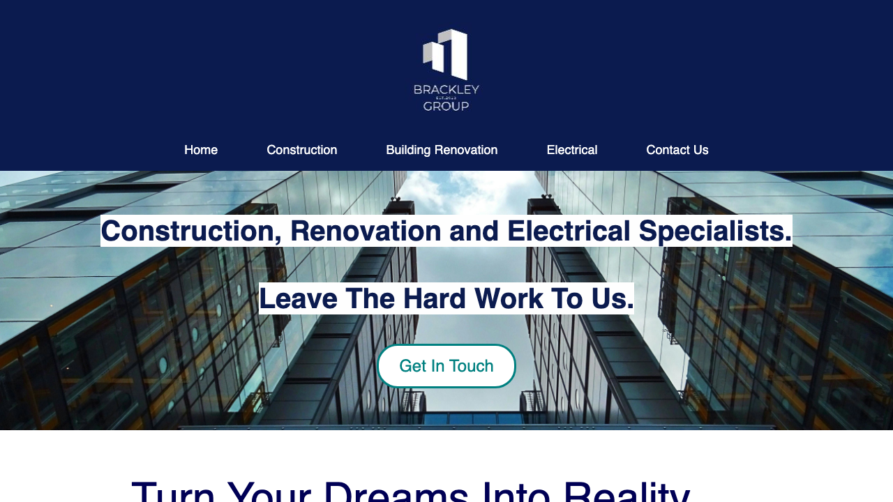 BRACKLEY GROUP LTD website preview