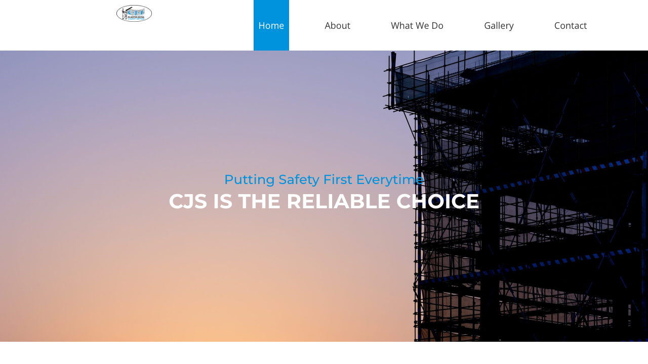 CJS SCAFFOLDING LIMITED website preview