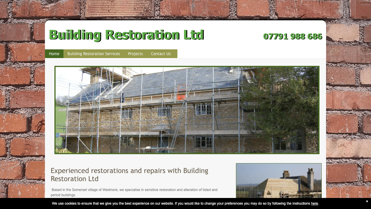 BUILDING RESTORATION LTD website preview