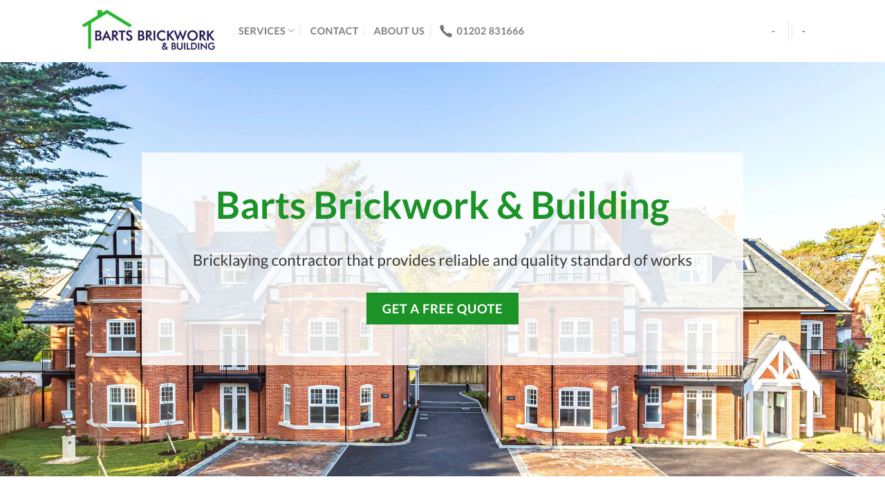 BARTS BRICKWORK & BUILDING LIMITED website preview