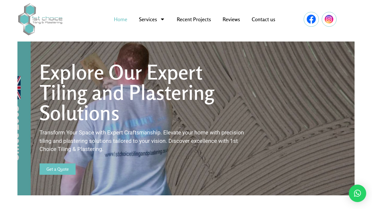 1ST CHOICE TILING LTD website preview