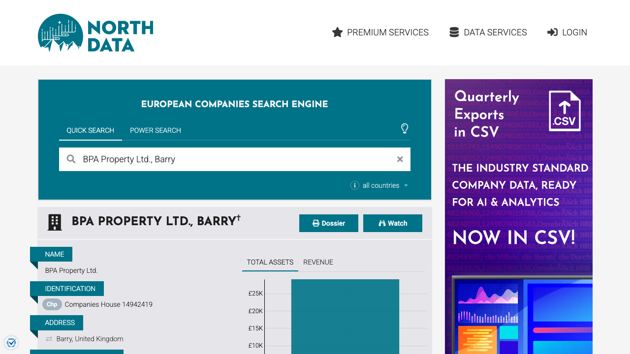 BPA PROPERTY SOLUTIONS LTD. website preview